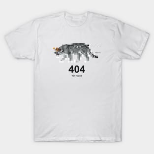 404 error. Not found. Memes internet T-Shirt